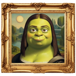 Mona Shrek Lisa